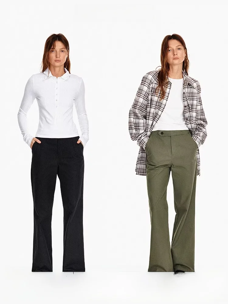 Age of Ascent Autumn New Casual Loose Straight Leg Pants Women Double ket Versatile All Match Cotton Commute Sle Trousers
Age of Ascent Autumn New Casual Loose Straight Leg Pants Women Double ket Versatile All Match Cotton Commute Sle Trousers