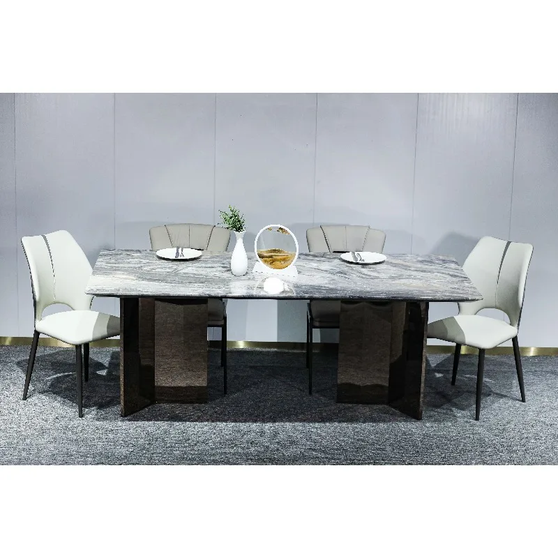 # Marble Top Luxury Design Dining Table Set For Home Apartment Hotel Villa Or Restaurant Kitchen Furniture
# Marble Top Luxury Design Dining Table Set For Home Apartment Hotel Villa Or Restaurant Kitchen Furniture