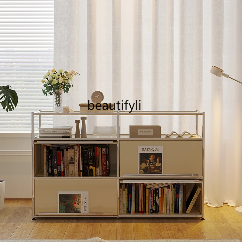Household Bedside Table Stainless Steel Magazine Rack Living Room Side Table Storage Chest of Drawers Bedroom Bookcase
Household Bedside Table Stainless Steel Magazine Rack Living Room Side Table Storage Chest of Drawers Bedroom Bookcase