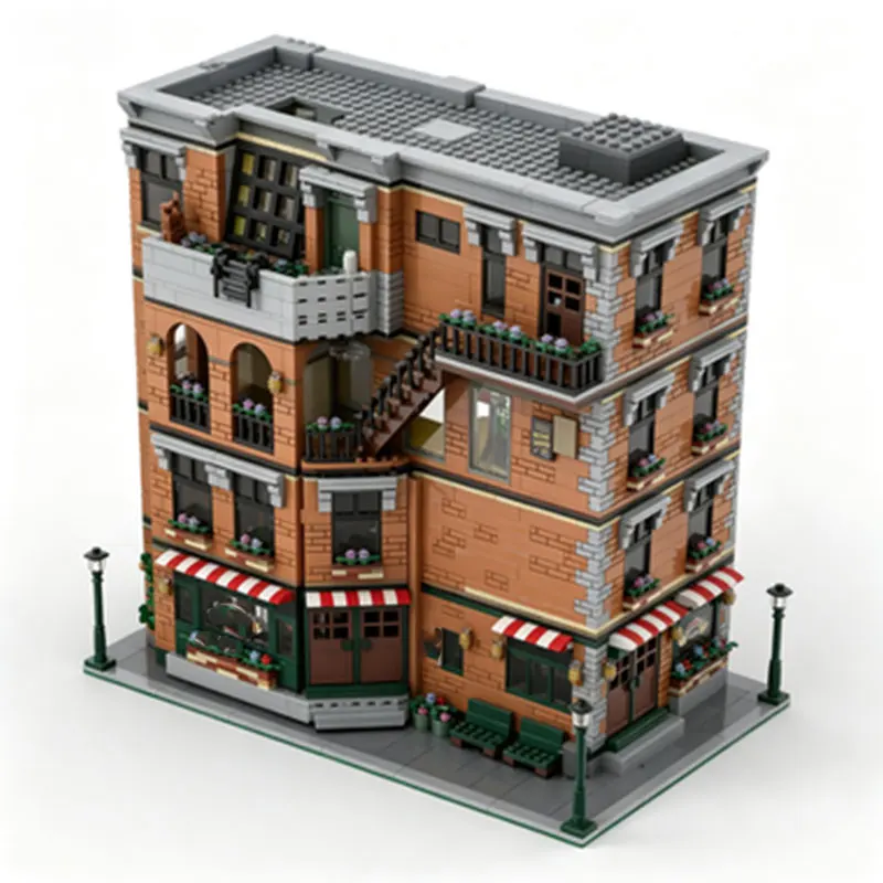 5680pcs MOC (Multi-Creation) Streetscape Buildings, Large Entertainment Apartments, Small Particle Assembly Building Blocks, Toy
5680pcs MOC (Multi-Creation) Streetscape Buildings, Large Entertainment Apartments, Small Particle Assembly Building Blocks, Toy
