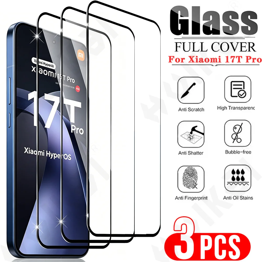 3 Pcs Screen Protector For Xiaomi 17T Pro Note 15 Pro 5G Tempered Glass 9H HardnessAnti-Scratch Anti-Bubble HD Clear Screen Film
3 Pcs Screen Protector For Xiaomi 17T Pro Note 15 Pro 5G Tempered Glass 9H HardnessAnti-Scratch Anti-Bubble HD Clear Screen Film