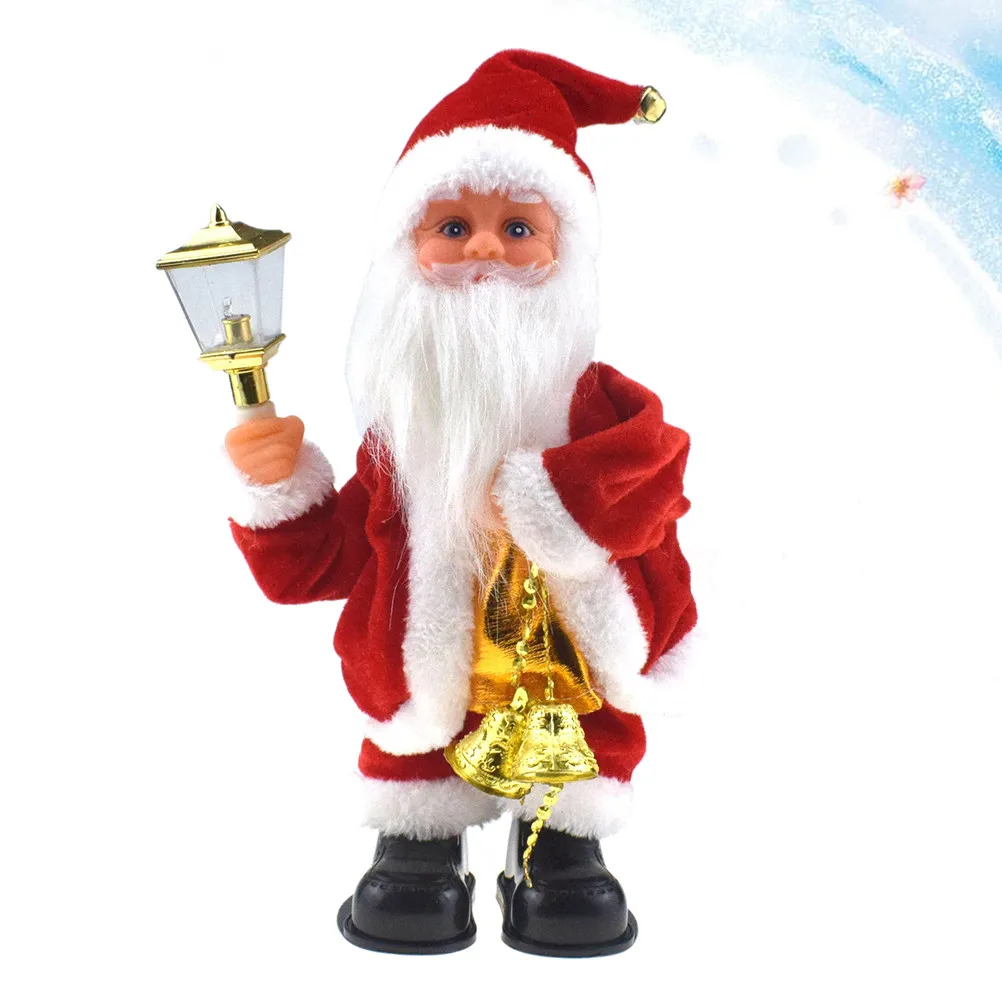 Aa Battery Operated Swing Santa Claus Holding Light Bell Animation Singing Sound Home Decoration Xmas
Aa Battery Operated Swing Santa Claus Holding Light Bell Animation Singing Sound Home Decoration Xmas