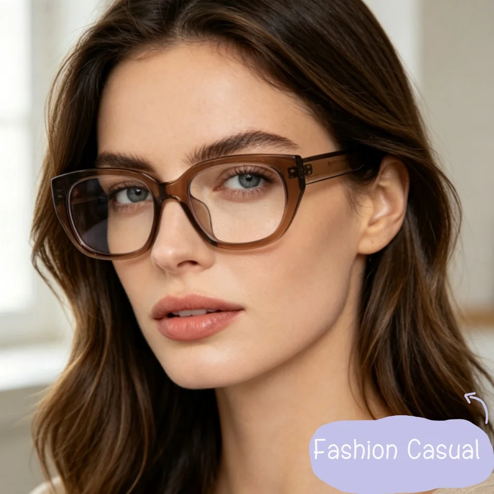 Literary Retro Style Minimalist Frame Fashiona Neutral Daily Street Photography Decoration Computer Reading Prescription Glasses
Literary Retro Style Minimalist Frame Fashiona Neutral Daily Street Photography Decoration Computer Reading Prescription Glasses