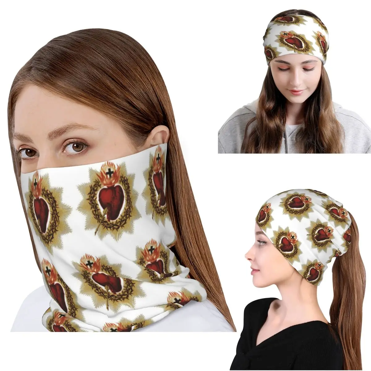 Sacred Heart Of Jesus Catholic Bandana Neck Cover Mask Scarf Multifunction Balaclava Beanies Hat Unisex Adult Breathable
Sacred Heart Of Jesus Catholic Bandana Neck Cover Mask Scarf Multifunction Balaclava Beanies Hat Unisex Adult Breathable
