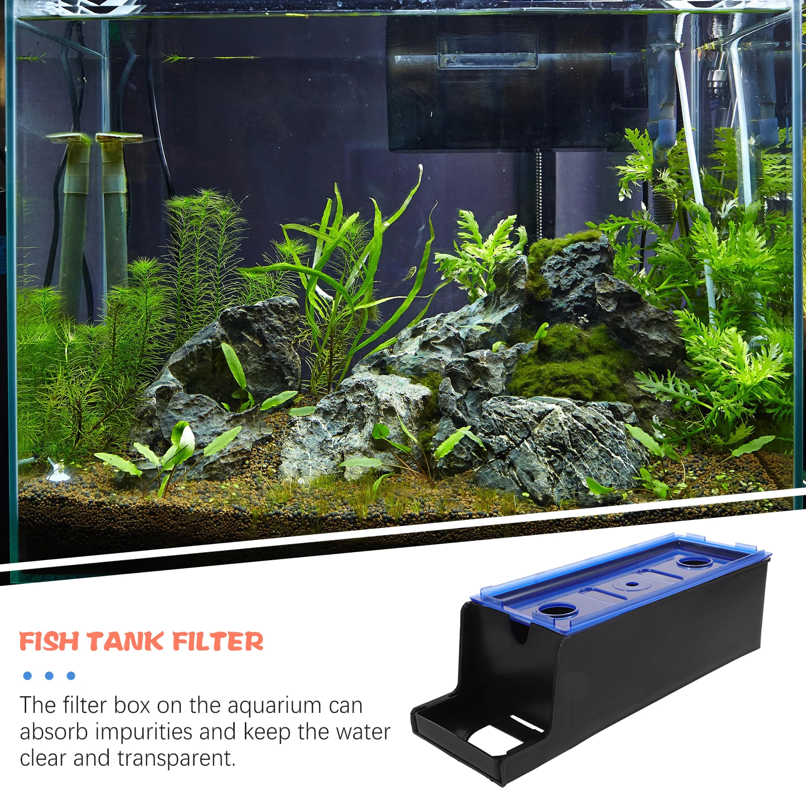External Filter Box Fish Tank Accessory Aquarium Supplies Hanging Drip Purification Clean Multifunctional Home Office Reusable
External Filter Box Fish Tank Accessory Aquarium Supplies Hanging Drip Purification Clean Multifunctional Home Office Reusable