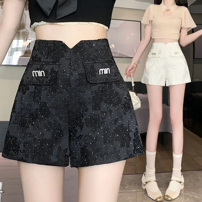 Women Summer Fashion Diamonds Solid Color High Waist Jacquard Skirt Ladies Simplicity Office Lady All-match Trend A-line Skirt
Women Summer Fashion Diamonds Solid Color High Waist Jacquard Skirt Ladies Simplicity Office Lady All-match Trend A-line Skirt