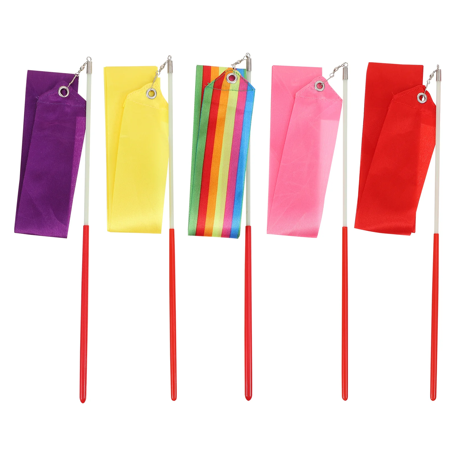 5 Pcs Ribbon Dance Colorful Dancing Belts For Gymnastics Silk Ribbons Streamer Child
5 Pcs Ribbon Dance Colorful Dancing Belts For Gymnastics Silk Ribbons Streamer Child