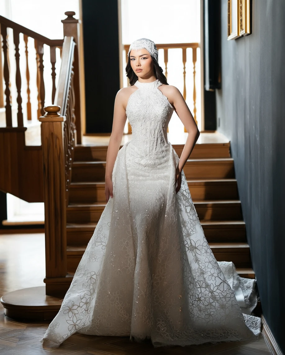 Customized Beaded Long Sleeve Elegant Mermaid Wedding Dress Shiny Vintage Unique Glamorous Chic Bridal Gown Vestidos De Novia
Customized Beaded Long Sleeve Elegant Mermaid Wedding Dress Shiny Vintage Unique Glamorous Chic Bridal Gown Vestidos De Novia