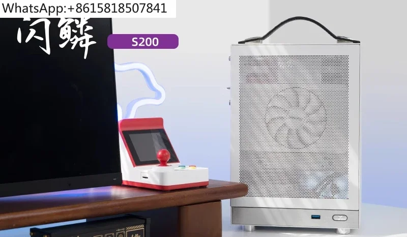 S200 Chassis Portable ITX Portable Mini Desktop Computer Main Case Super Mini Desktop
S200 Chassis Portable ITX Portable Mini Desktop Computer Main Case Super Mini Desktop