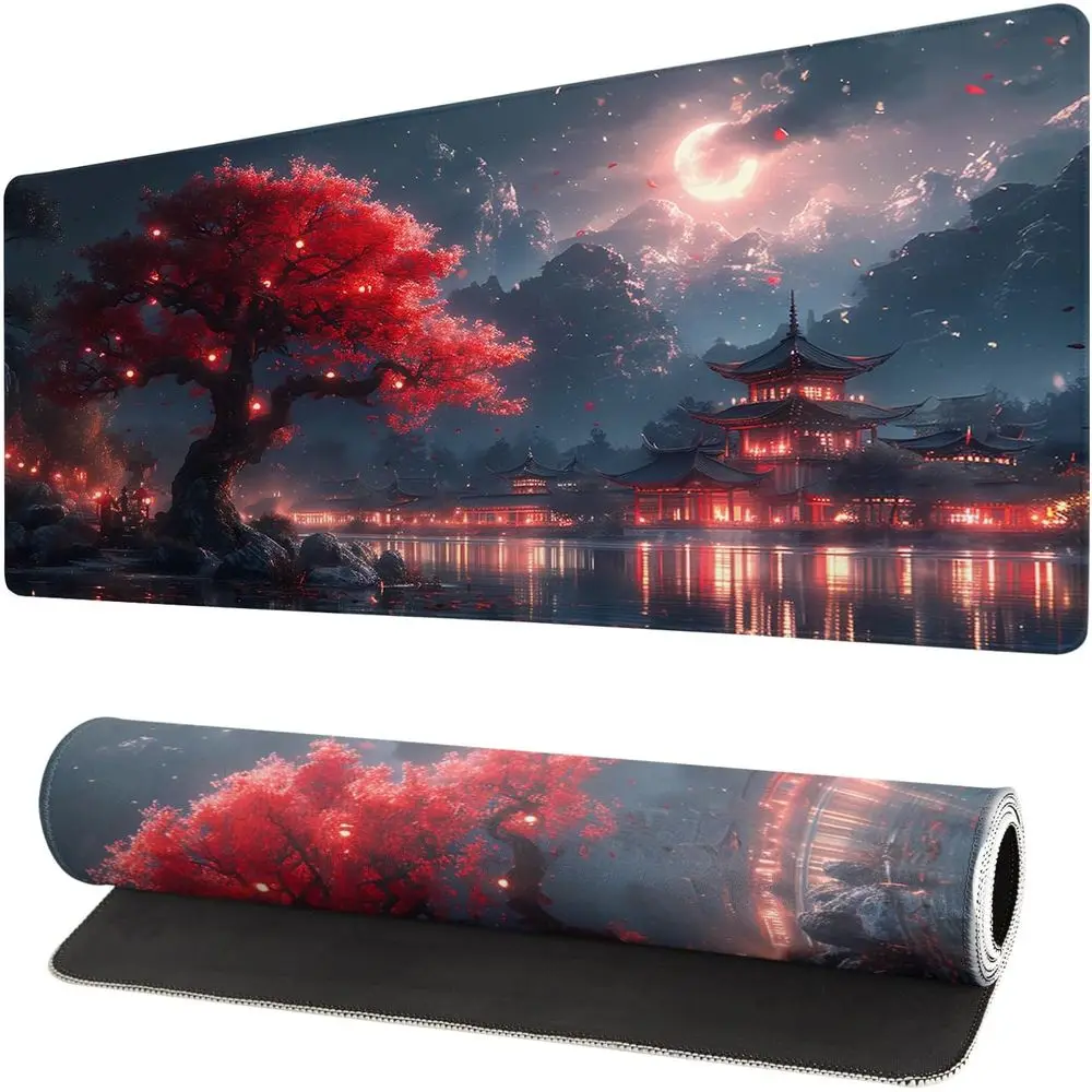 Large Extended Mouse Pad, 31.5x11.8 Inch, Non-Slip Base, Stitched Edge, Ideal for Gaming and Office Use (Night Lake)
Large Extended Mouse Pad, 31.5x11.8 Inch, Non-Slip Base, Stitched Edge, Ideal for Gaming and Office Use (Night Lake)