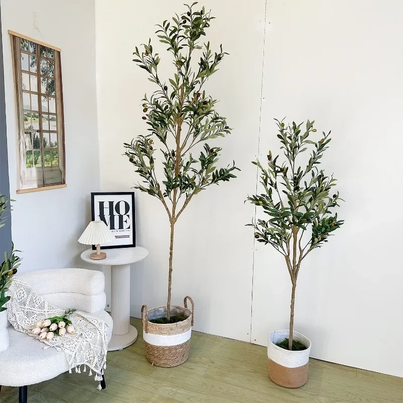 Artificial Olive Tree High-grade Light Luxury Nordic Wind Olive Tree Home Office Floor Bonsai Decoration Fake Green Olive Tree
Artificial Olive Tree High-grade Light Luxury Nordic Wind Olive Tree Home Office Floor Bonsai Decoration Fake Green Olive Tree