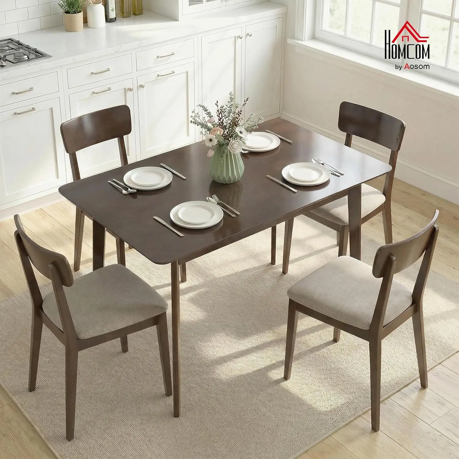 Обеденный стол в стиле Mid-Century Modern, 47 дюймов, на 4 персоны, прямоугольный кухонный стол с отделкой под дерево, конические ножки, на заказ
Обеденный стол в стиле Mid-Century Modern, 47 дюймов, на 4 персоны, прямоугольный кухонный стол с отделкой под дерево, конические ножки, на заказ