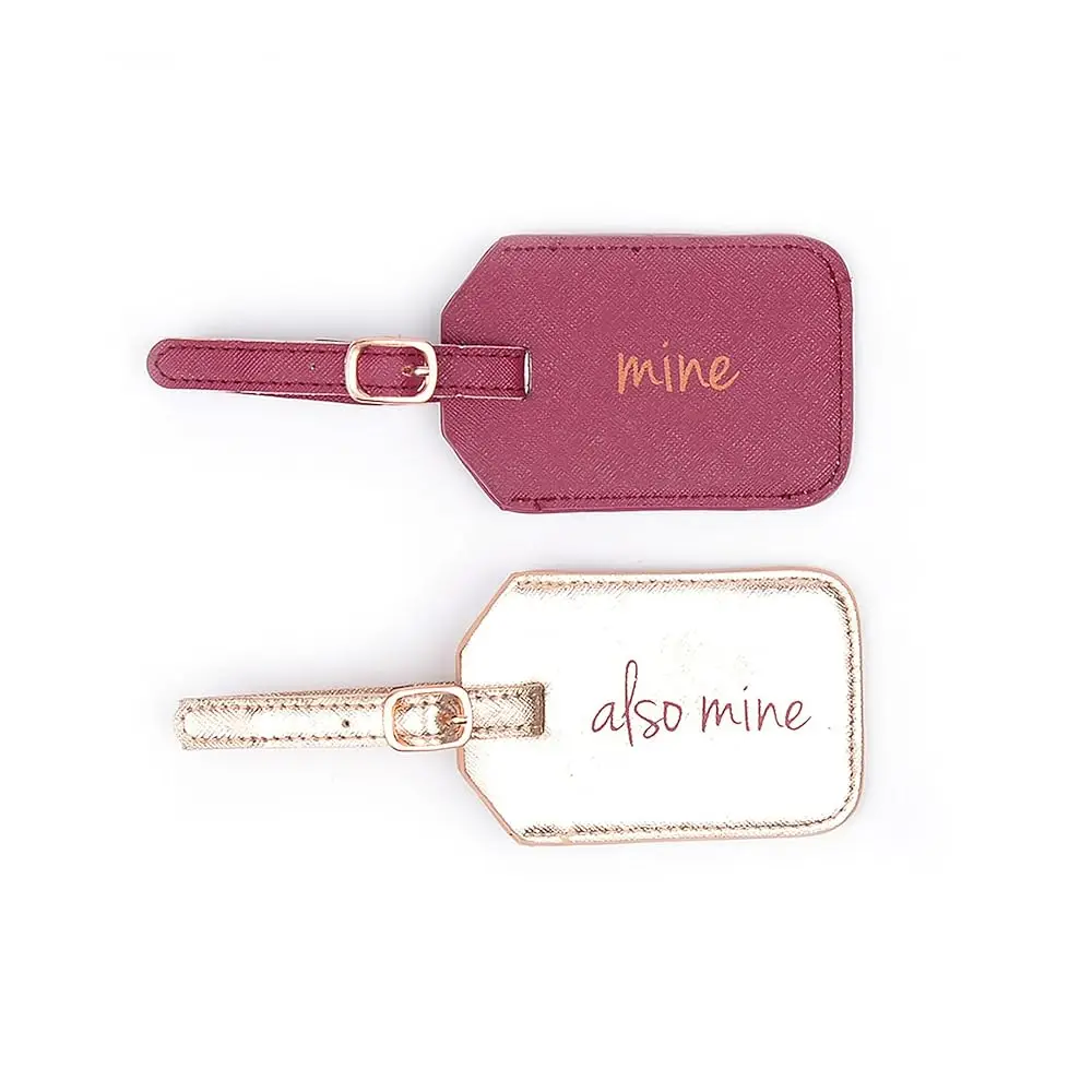 Бирки для багажа Miamica «Mine/Also Mine», набор из 2 штук, из искусственной кожи, с прочными ремешками на пряжках, 6,85 x 3 дюйма, розовые и золотые.
Бирки для багажа Miamica «Mine/Also Mine», набор из 2 штук, из искусственной кожи, с прочными ремешками на пряжках, 6,85 x 3 дюйма, розовые и золотые.