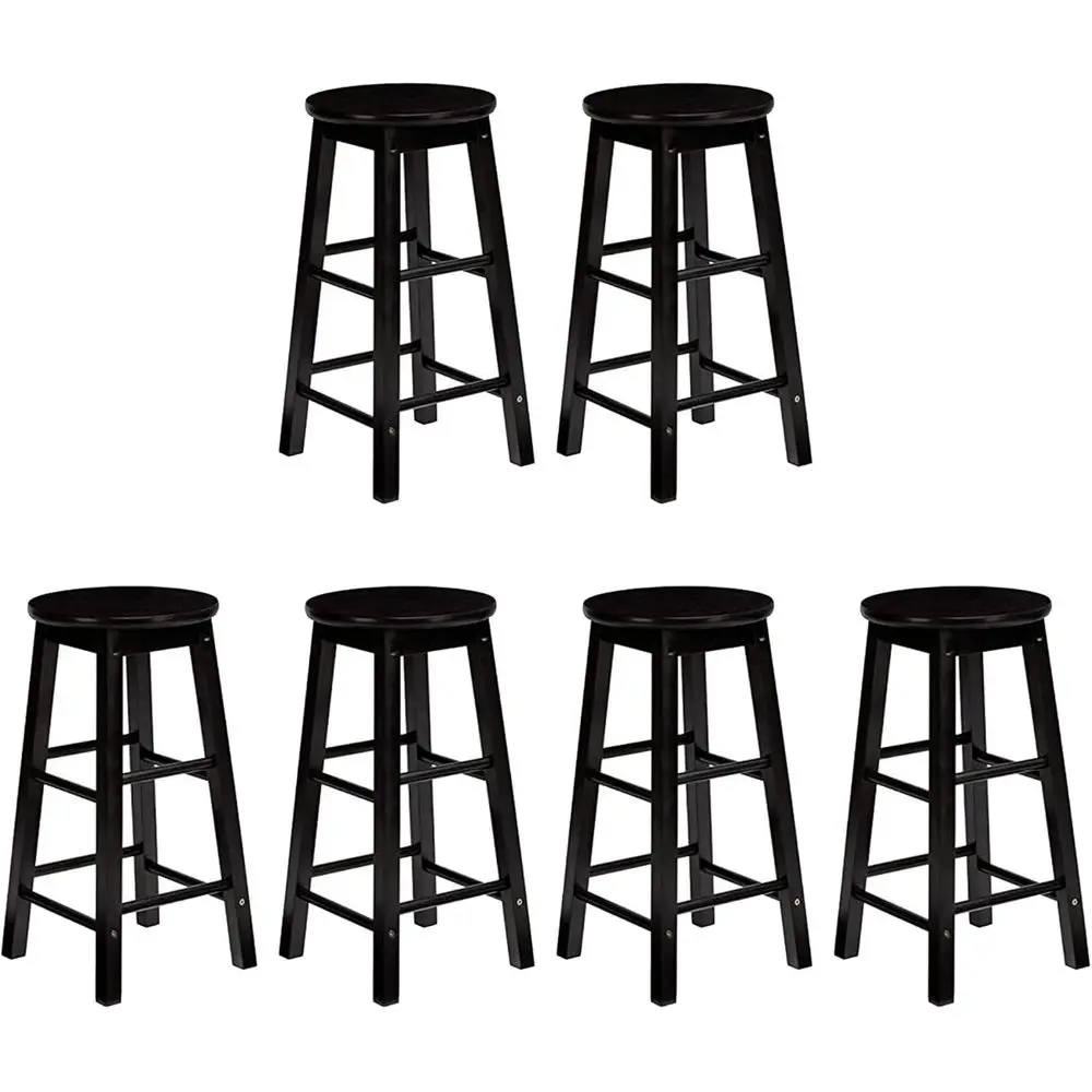 Набор из 6 черных 29 высоких кухонных табуретов со спинкой и квадратными ножками для дома, столовой и барных зон
Набор из 6 черных 29 высоких кухонных табуретов со спинкой и квадратными ножками для дома, столовой и барных зон