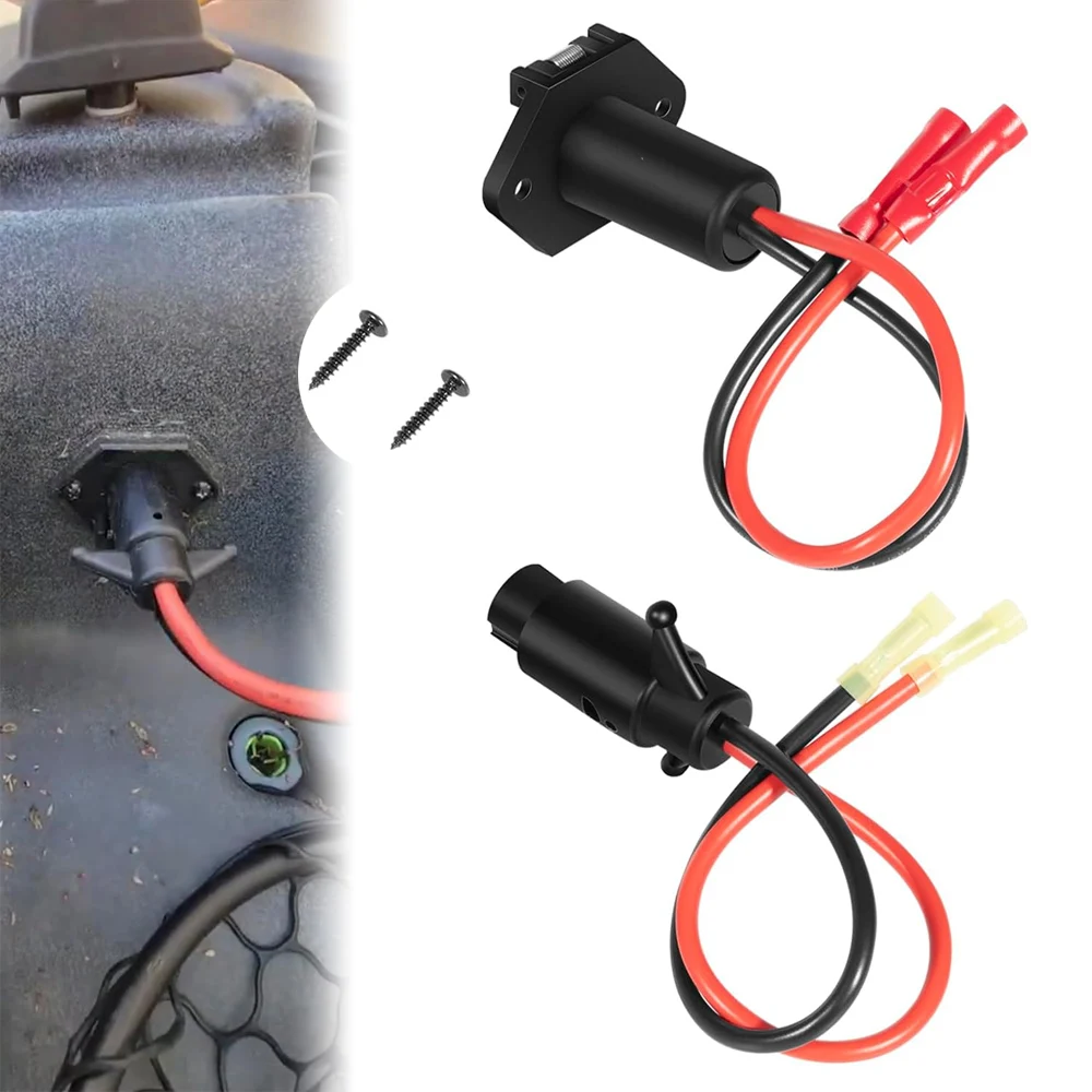 Trolling Motor Plug and Receptacle Set for Marine Boat 14365-6 Male 14366-6 Female Connector Quick Connect Electrical Plug Socke
Trolling Motor Plug and Receptacle Set for Marine Boat 14365-6 Male 14366-6 Female Connector Quick Connect Electrical Plug Socke