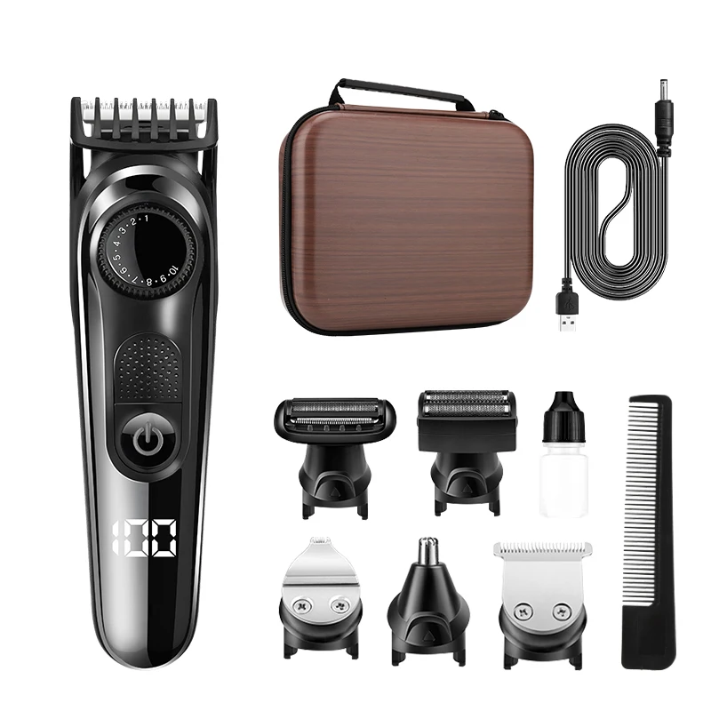IRUIBEAUTY 5 In 1 Professional Trimmer Facial body shaver Electric Hair Clipper Multifunctional Trimmer For Men Electric Shaver
IRUIBEAUTY 5 In 1 Professional Trimmer Facial body shaver Electric Hair Clipper Multifunctional Trimmer For Men Electric Shaver