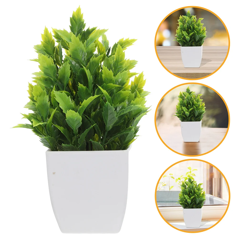 2Pcs Fake Bonsai Trees Small Indoor Artificial Green Plants Home Decor Desk Faux Potted Plants Realistic Simulation Decoration 
2Pcs Fake Bonsai Trees Small Indoor Artificial Green Plants Home Decor Desk Faux Potted Plants Realistic Simulation Decoration
