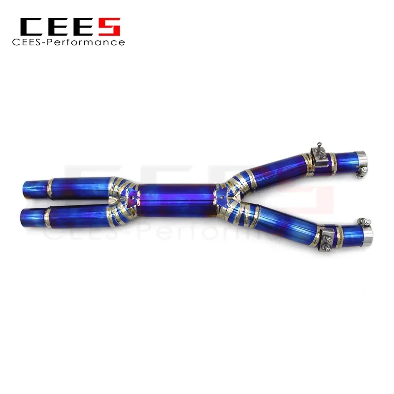 cees Performance Exhaust Mid Pipe for Ferrari California 4.3 2009-2014 Titanium Exhaust Midpipe X Exhaust Pipe System
cees Performance Exhaust Mid Pipe for Ferrari California 4.3 2009-2014 Titanium Exhaust Midpipe X Exhaust Pipe System