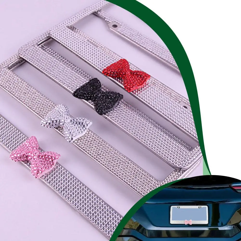 License Plate Holder For US Canada Model 1 Pcs Car Trim Protect Plates Steel Frame With Bowknot Design Bling O0P1
License Plate Holder For US Canada Model 1 Pcs Car Trim Protect Plates Steel Frame With Bowknot Design Bling O0P1