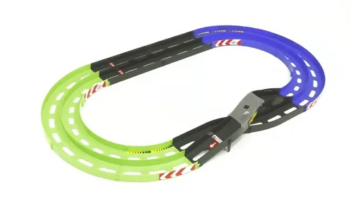 Tamiya Mini 4WD JR Oval Home Circuit w/Lane Change (Green/Blue)
Tamiya Mini 4WD JR Oval Home Circuit w/Lane Change (Green/Blue)