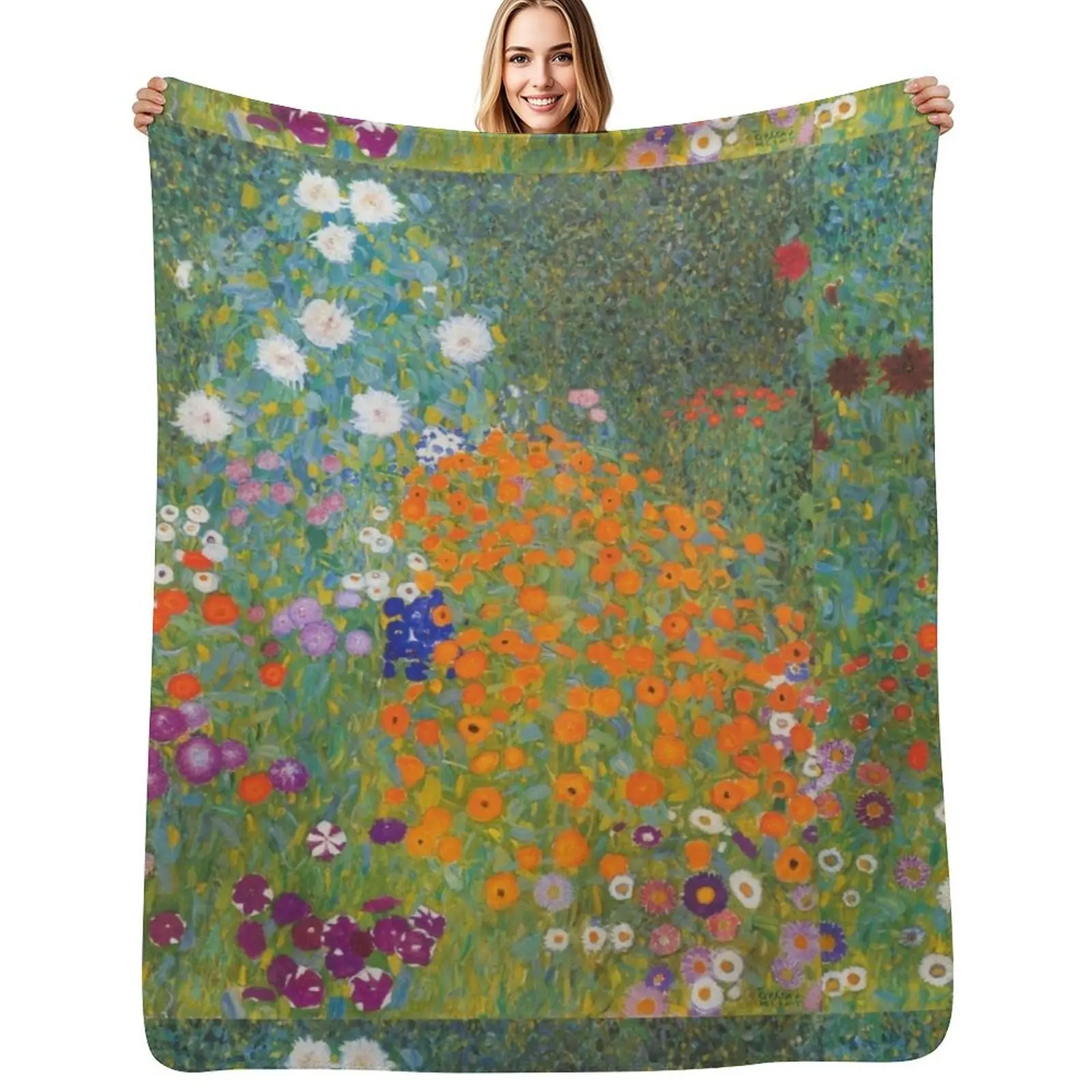 Gustav Klimt Bauerngarten Garden Pattern Gift Throw Blanket Outdoor Soft Blanket for Picnic Beach Camping
Gustav Klimt Bauerngarten Garden Pattern Gift Throw Blanket Outdoor Soft Blanket for Picnic Beach Camping