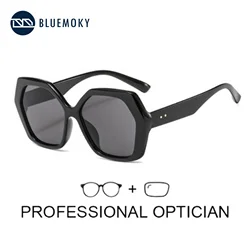 BLUEMOKY Fashion Prescription Sunglasses Polygonal Progressive Sun Glasses For Women Uv400 100% Protection Outdoor Shades BLUEMOKY Fashion Prescription Sunglasses Polygonal Progressive Sun Glasses For Women Uv400 100% Protection Outdoor Shades
