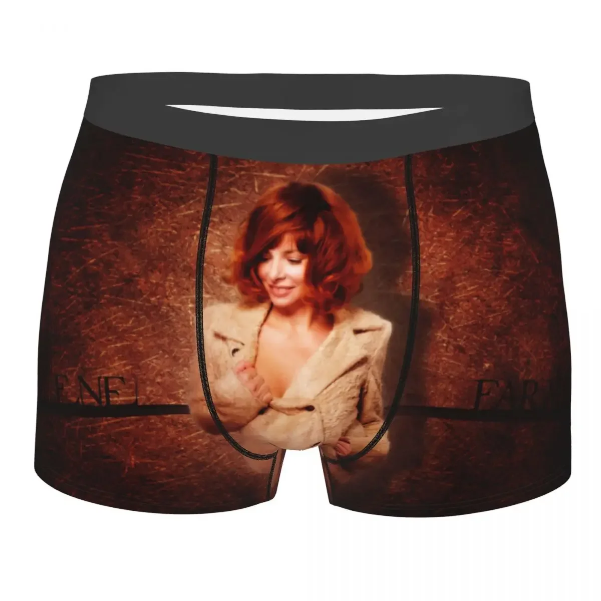 Мужское крутое нижнее белье Mylene Farmer, трусы-боксеры для французской певицы, эластичные шорты, трусы, трусы
Мужское крутое нижнее белье Mylene Farmer, трусы-боксеры для французской певицы, эластичные шорты, трусы, трусы