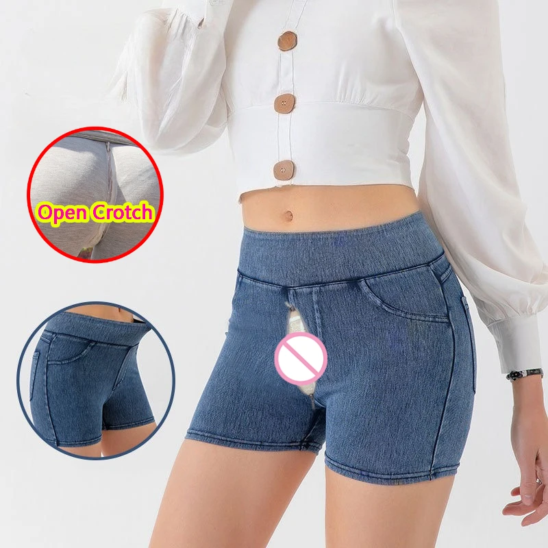 Women High Rise Sexy Open Crotch Leggings Hidden Zipper Gym Fitting Girl Push Up Tights Fashion Mini Shorts Crotchless Hot Pants
Women High Rise Sexy Open Crotch Leggings Hidden Zipper Gym Fitting Girl Push Up Tights Fashion Mini Shorts Crotchless Hot Pants