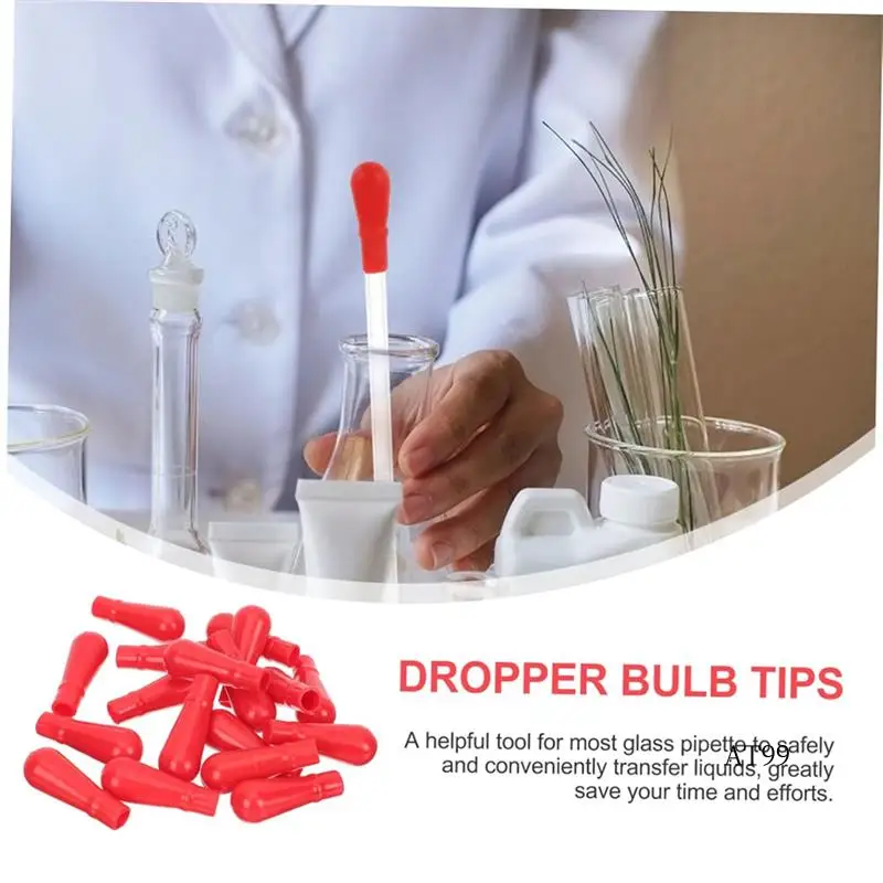 TA-100Pcs Dropper Silicone Cap Red Lightbulb Droppers-Head Caps Pipette Tips Ball Pipette Dropper Bulb Pipette Dropper Caps
TA-100Pcs Dropper Silicone Cap Red Lightbulb Droppers-Head Caps Pipette Tips Ball Pipette Dropper Bulb Pipette Dropper Caps