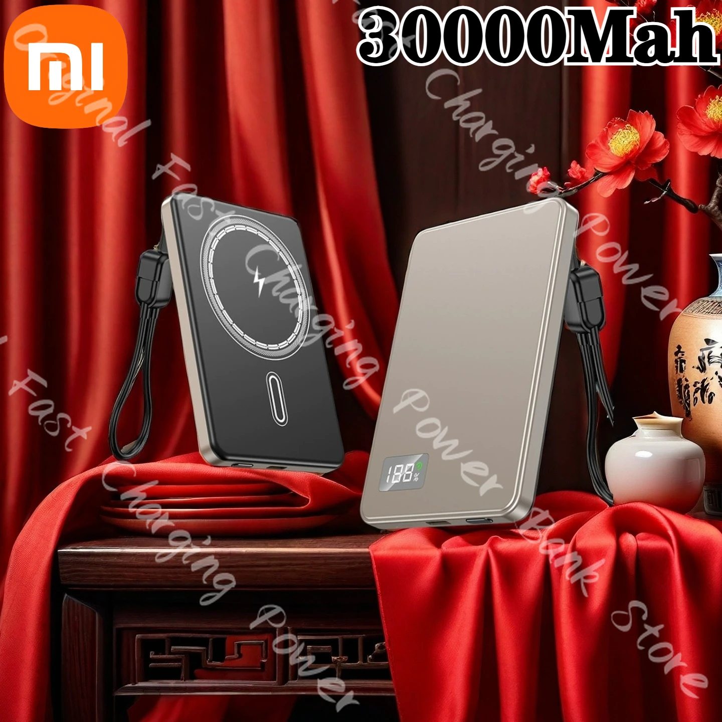 2025 New Xiaomi 30000mAh Thin Magnetic Wireless PowerBank PD22.5W Fast Charge External Battery for Magsafe For iPhone Samsung
2025 New Xiaomi 30000mAh Thin Magnetic Wireless PowerBank PD22.5W Fast Charge External Battery for Magsafe For iPhone Samsung