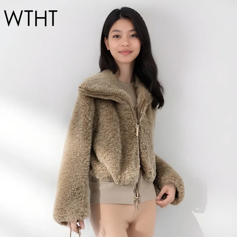 WTHT новая модная женская шерстяная стеганая куртка с лацканами, зима 2021, модное пальто на молнии с длинными рукавами, женское 1LS2736
WTHT новая модная женская шерстяная стеганая куртка с лацканами, зима 2021, модное пальто на молнии с длинными рукавами, женское 1LS2736