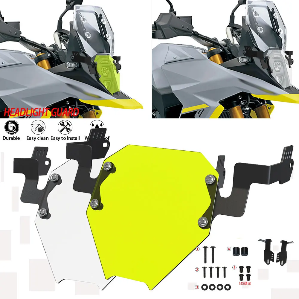 For Suzuki V-Strom 800DE VSTROM V STROM 800 DE 800DE 2023 2024 New Headlight Head Light Guard Protector Cover Protection Grill
For Suzuki V-Strom 800DE VSTROM V STROM 800 DE 800DE 2023 2024 New Headlight Head Light Guard Protector Cover Protection Grill