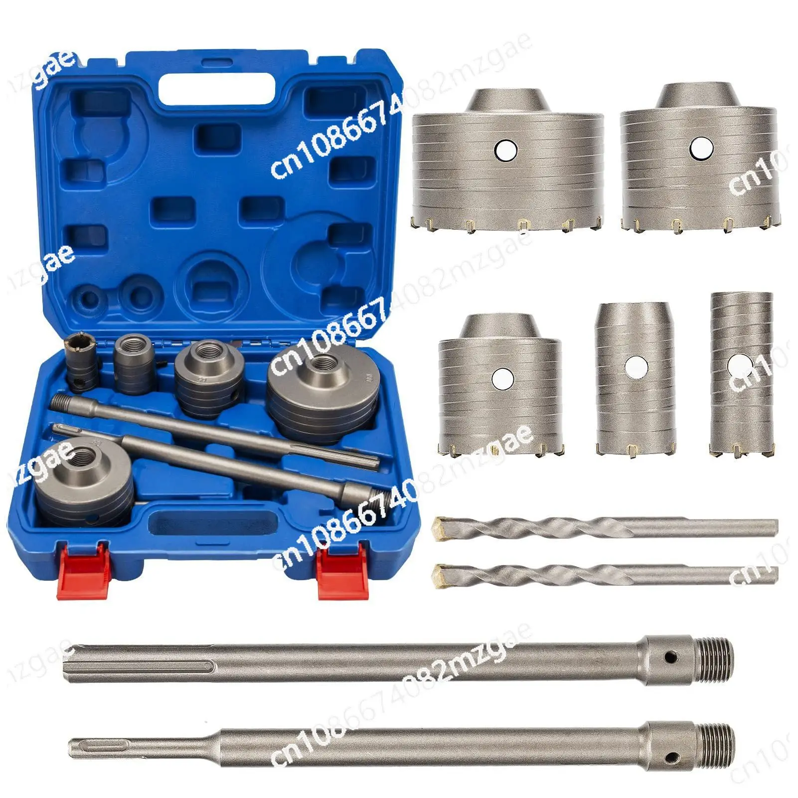 Carbide Hammer Drill Bits 8-Piece Set for Brick Wall, Square and Round Shank Masonry Bits for AC and Plumbing Holes
Carbide Hammer Drill Bits 8-Piece Set for Brick Wall, Square and Round Shank Masonry Bits for AC and Plumbing Holes