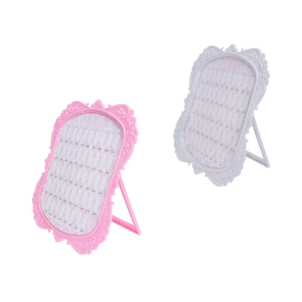 2Pcs Nail Display Board ABS Plastic Lightweight Compact Salon Decor Tool Show Rack Card Frame Nail Display
2Pcs Nail Display Board ABS Plastic Lightweight Compact Salon Decor Tool Show Rack Card Frame Nail Display