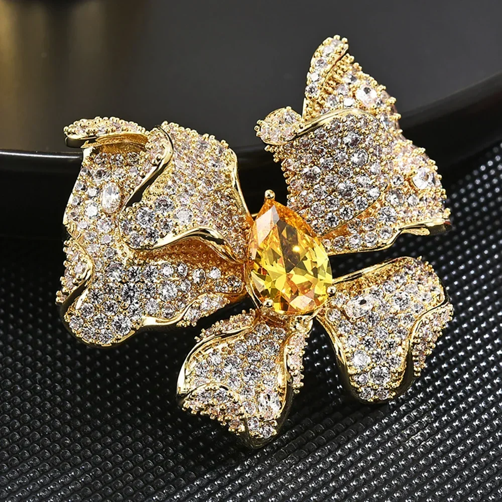 Luxury Crystal Rhinestone Bowknot Brooches for Women Fashion Bow Shaped Buckle Pins Clothes Badge Wedding Jewelry Gift
Luxury Crystal Rhinestone Bowknot Brooches for Women Fashion Bow Shaped Buckle Pins Clothes Badge Wedding Jewelry Gift