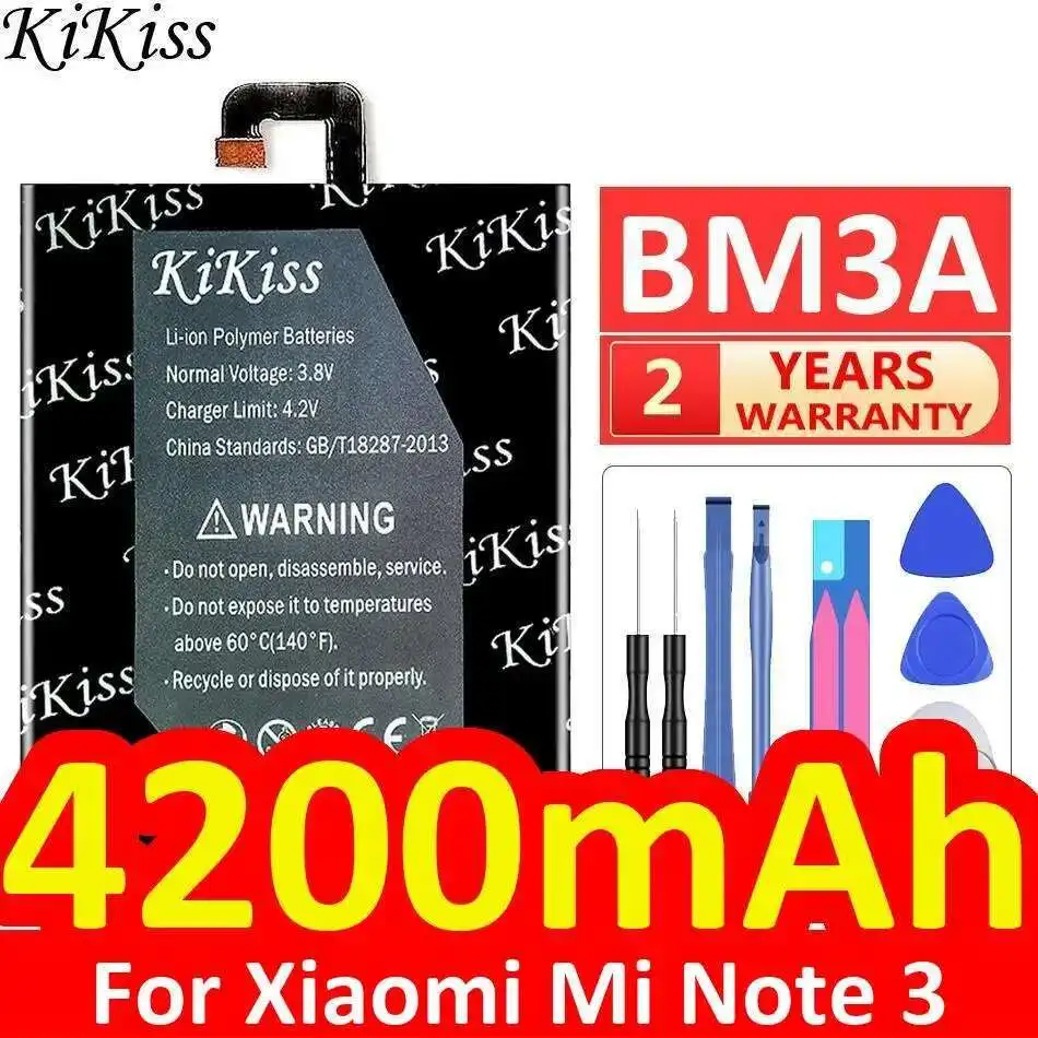 Долговечный аккумулятор мобильного телефона BM3A для Xiaomi MI Note 3, 4200 мАч
Долговечный аккумулятор мобильного телефона BM3A для Xiaomi MI Note 3, 4200 мАч