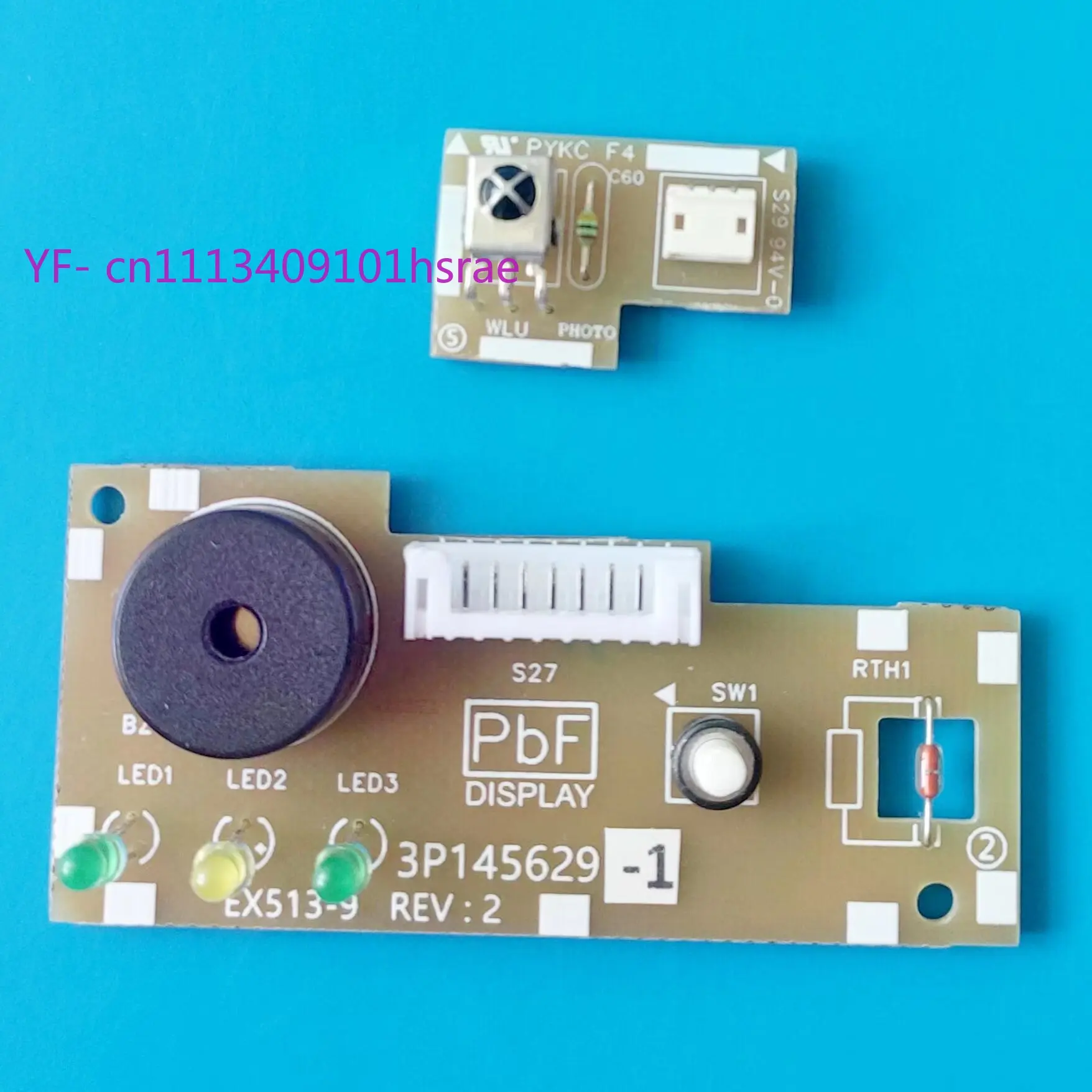 3P145629-1 Infrared Receive PCB With Temperature Probe Button For Daikin FTXS35HV2CW Indoor Unit Replacement
3P145629-1 Infrared Receive PCB With Temperature Probe Button For Daikin FTXS35HV2CW Indoor Unit Replacement