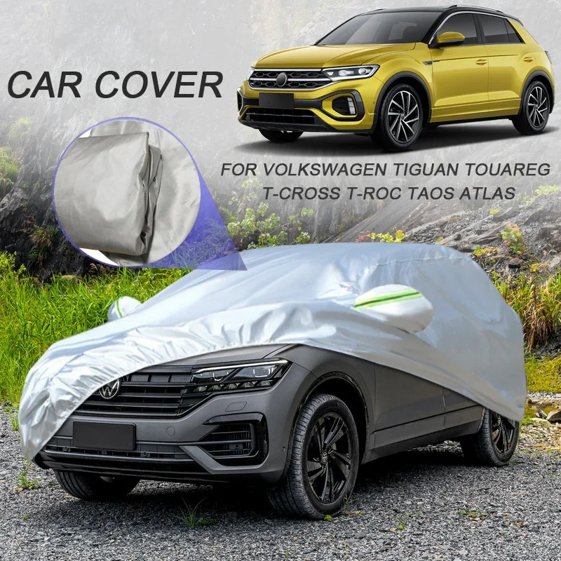Для Volkswagen ATLAS TAIGO NIVUS TAOS TAYRON T-CROSS TIGUAN ALLSPACE TOUAREG T-ROC 210T полиэстер водонепроницаемый автомобильный чехол пылезащитный
Для Volkswagen ATLAS TAIGO NIVUS TAOS TAYRON T-CROSS TIGUAN ALLSPACE TOUAREG T-ROC 210T полиэстер водонепроницаемый автомобильный чехол пылезащитный