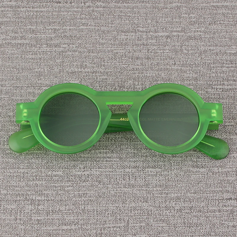 Large Size High Quality Acetate Matte Green Round Sunglasses Men Women Eyeglasses Frames Japanese Style Driving Travel Glasses
Large Size High Quality Acetate Matte Green Round Sunglasses Men Women Eyeglasses Frames Japanese Style Driving Travel Glasses