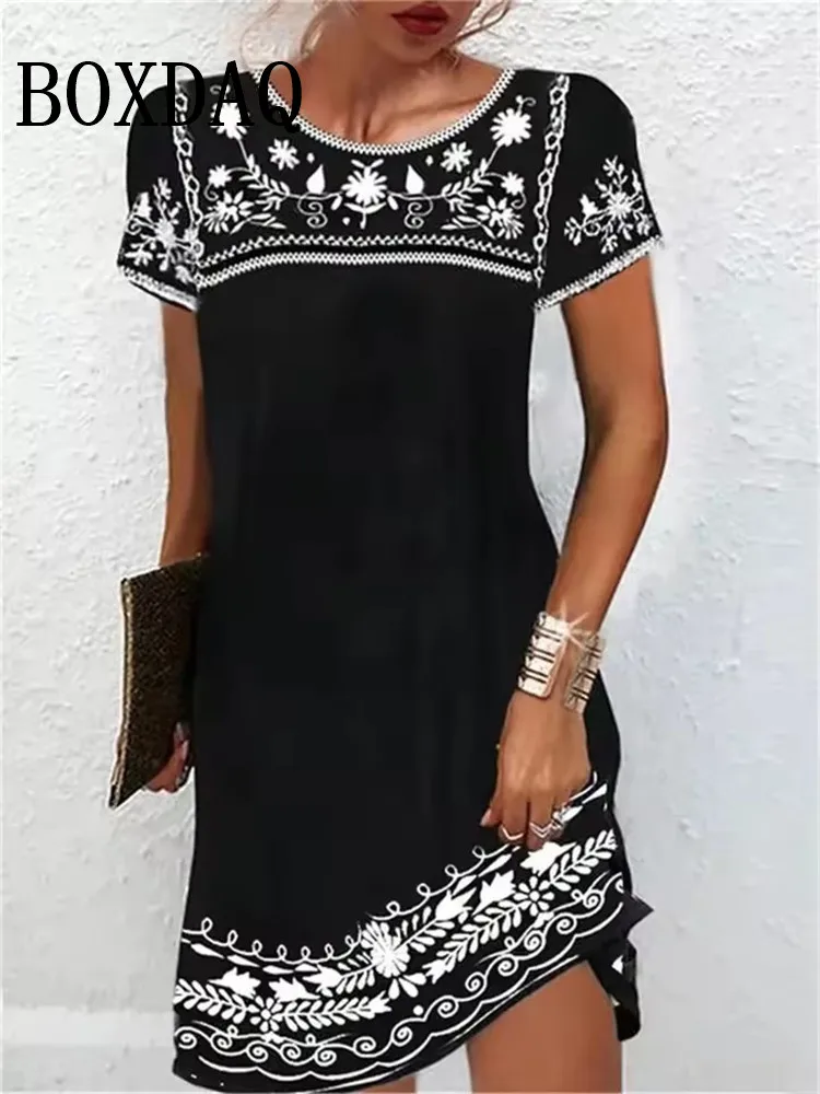 Летнее повседневное женское платье с цветочным принтом, модное мини-платье с коротким рукавом, пляжное платье для отдыха, Y2k, женская одежда, платья, одежда
Летнее повседневное женское платье с цветочным принтом, модное мини-платье с коротким рукавом, пляжное платье для отдыха, Y2k, женская одежда, платья, одежда