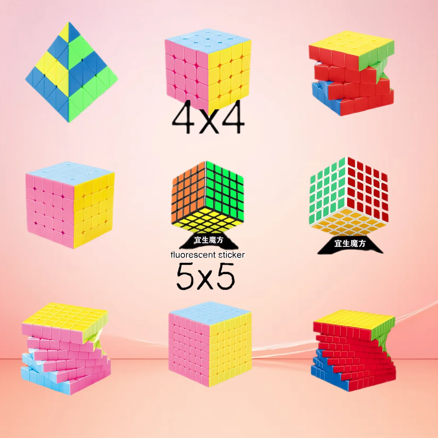 Yisheng Magic Pyramid Cube 4x4 5x5 6x6 7x7 8x8 Игрушки-головоломки Развивающие головоломки Игра Speed Cube Детские подарочные кубики
Yisheng Magic Pyramid Cube 4x4 5x5 6x6 7x7 8x8 Игрушки-головоломки Развивающие головоломки Игра Speed Cube Детские подарочные кубики
