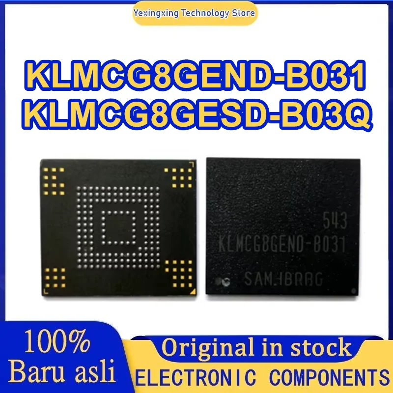 KLMCG8GEND-B031 KLMCG8GESD-B03Q 5.0 BGA153 64GB flash memory IC New Original in Stock
KLMCG8GEND-B031 KLMCG8GESD-B03Q 5.0 BGA153 64GB flash memory IC New Original in Stock