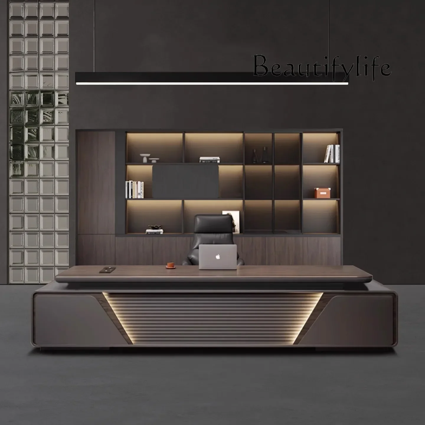 O NEW Boss Office Desk And Chair Combination President Table Simple Modern Light Luxury Paint Large Class Table High-end
O NEW Boss Office Desk And Chair Combination President Table Simple Modern Light Luxury Paint Large Class Table High-end