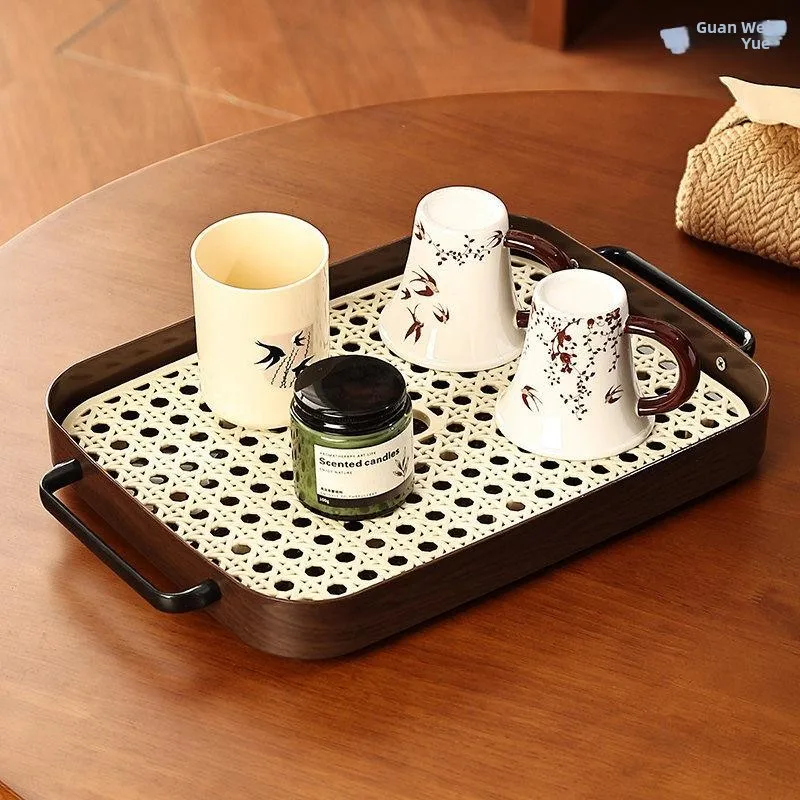 Retro Water Cup Holder Rectangular Drainage Tea Cup Tray Living Room Household Storage Shelf Fruit Plate Korean Style
Retro Water Cup Holder Rectangular Drainage Tea Cup Tray Living Room Household Storage Shelf Fruit Plate Korean Style