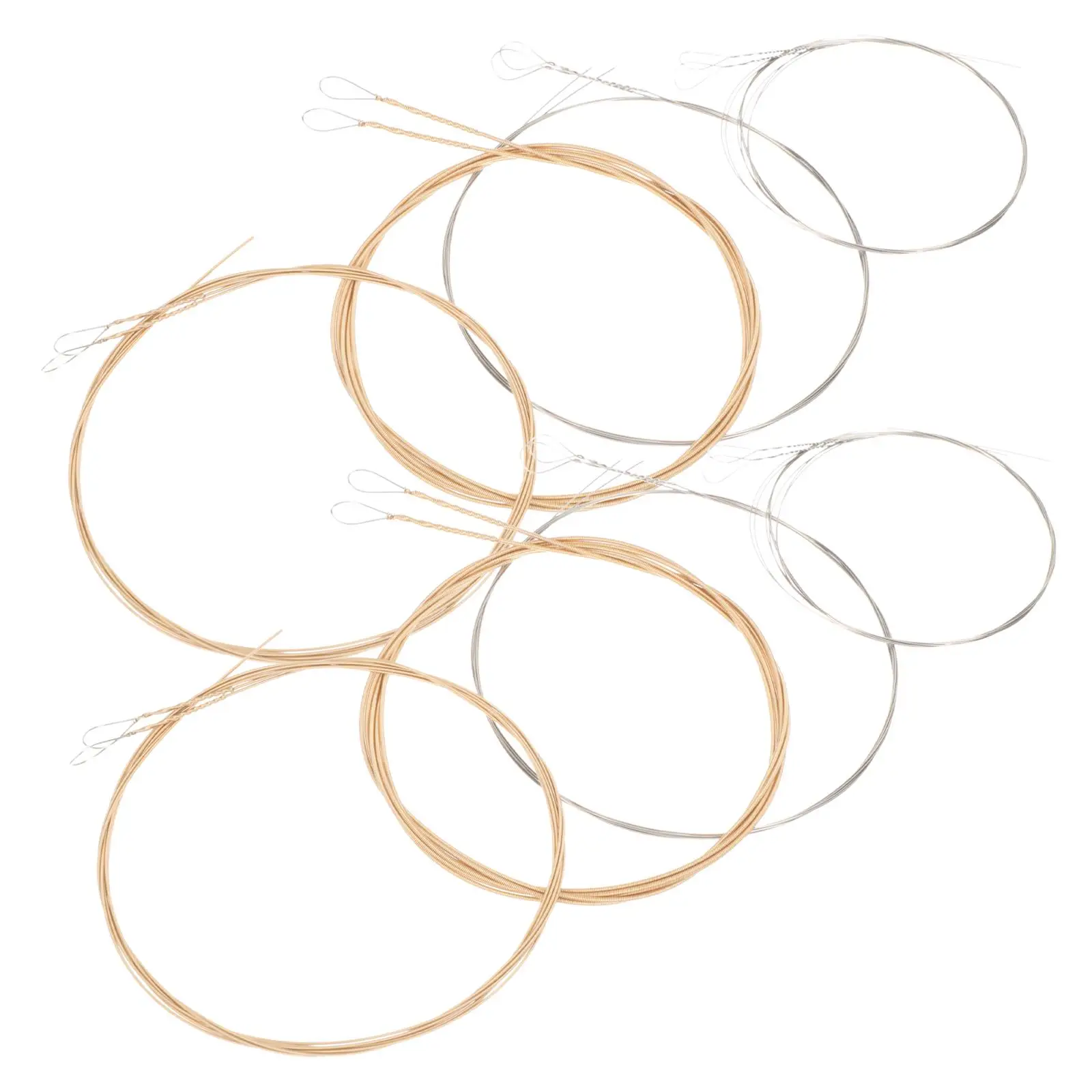 Mandolin Strings Bright Tone Stainless Steel Wire Instrument Accessories 12 String Acoustic Long Life Smooth Surface Elegant
Mandolin Strings Bright Tone Stainless Steel Wire Instrument Accessories 12 String Acoustic Long Life Smooth Surface Elegant