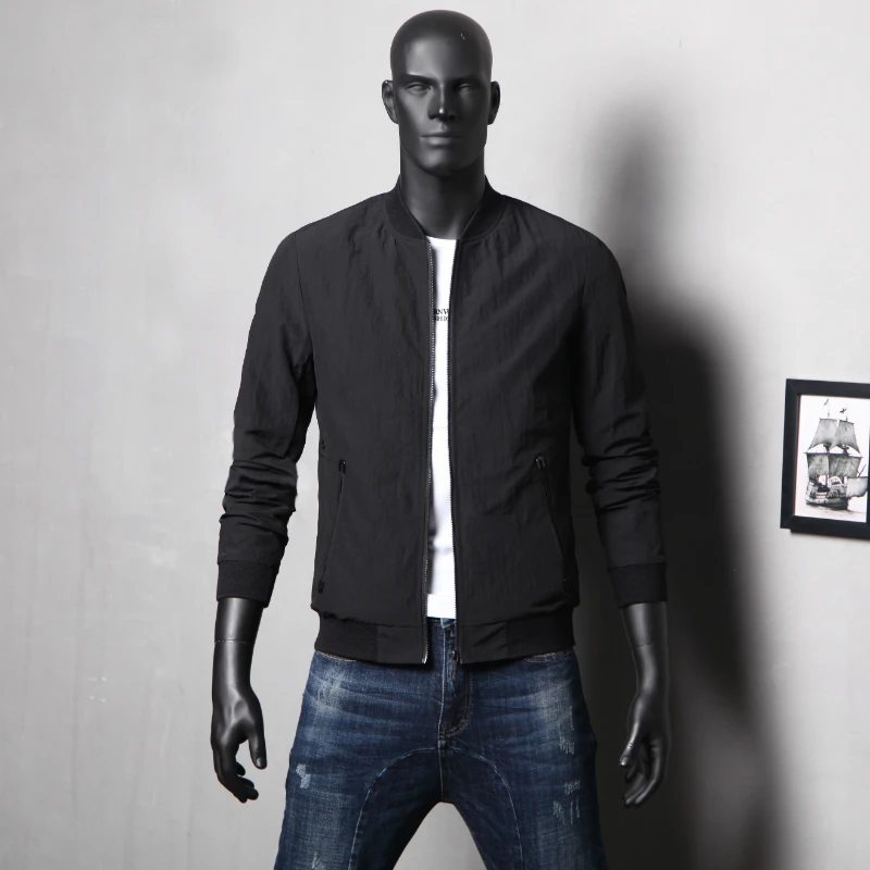 Slim Fit Men's Jaet Faionable Simple Youth Baseball Collar Outerwear Trendy Versatile Autumn New Sle M Top irt
Slim Fit Men's Jaet Faionable Simple Youth Baseball Collar Outerwear Trendy Versatile Autumn New Sle M Top irt