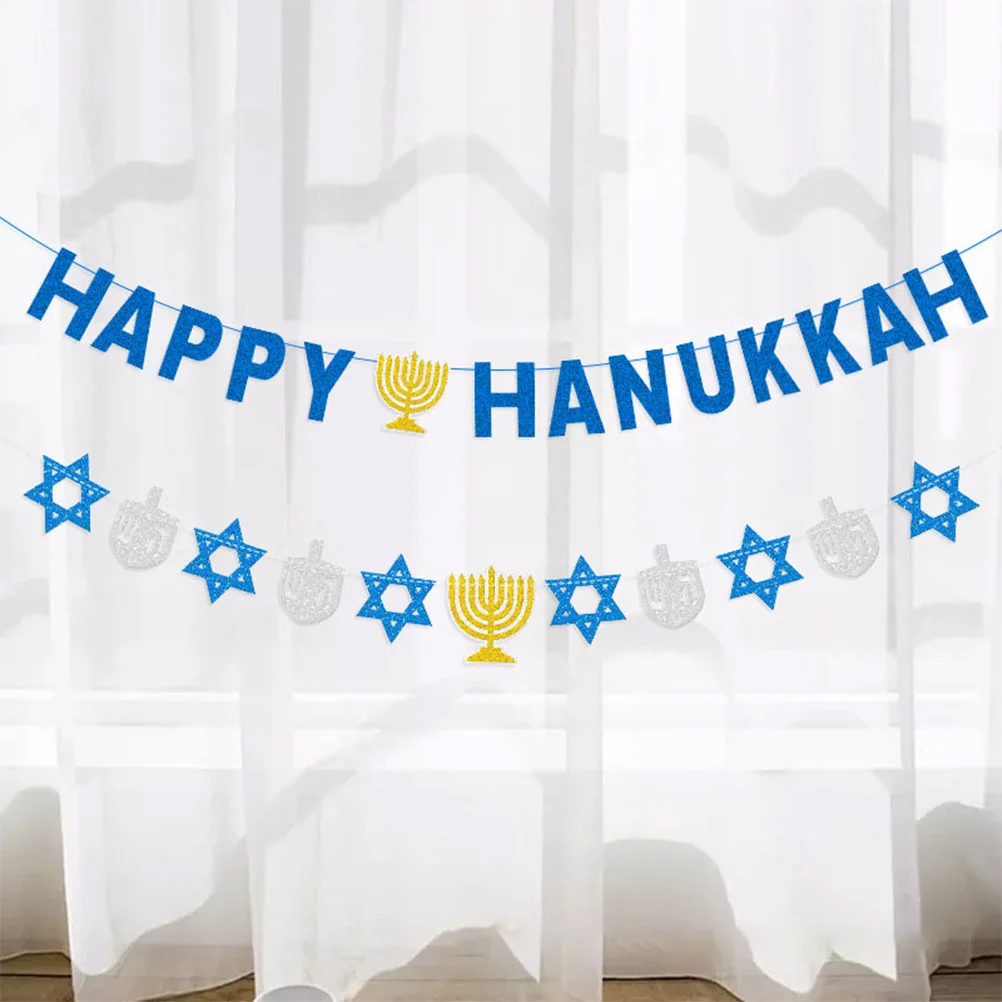 2Pcs Star of David Holiday Banner Hanukkah Festive Decor Hanging Garland for Living Room Bedroom Door Window Mantel Display
2Pcs Star of David Holiday Banner Hanukkah Festive Decor Hanging Garland for Living Room Bedroom Door Window Mantel Display