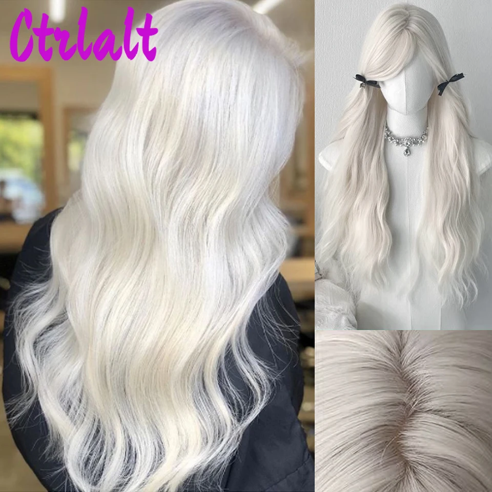 Long White Wave Wig For Girls Heat-resistant to Reuse White Hair Wigs Cosplay Costume Party Wig
Long White Wave Wig For Girls Heat-resistant to Reuse White Hair Wigs Cosplay Costume Party Wig