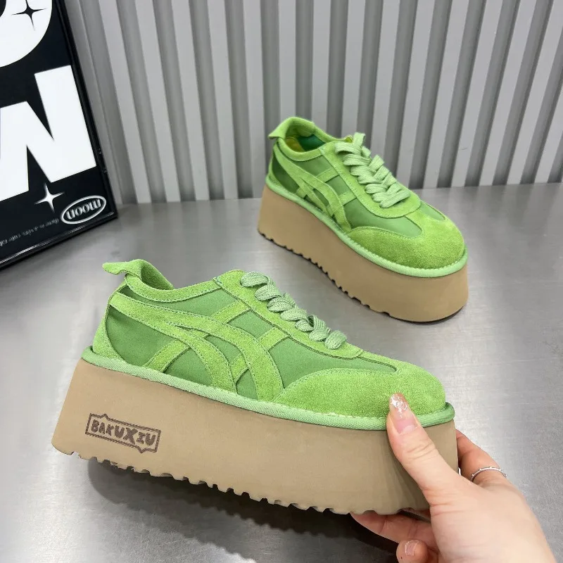 Designer Brand Increase 7cm Casual Shoes Women's 2025 New Breathable Lace-up German Training Round Head Low Top Shoes
Designer Brand Increase 7cm Casual Shoes Women's 2025 New Breathable Lace-up German Training Round Head Low Top Shoes