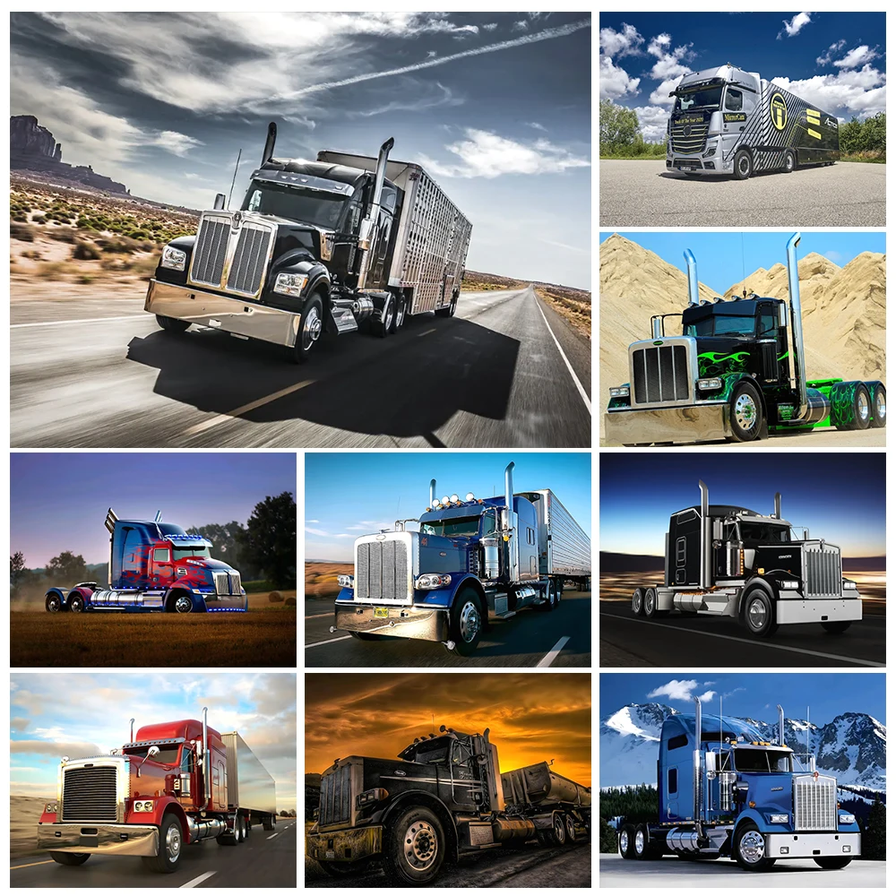 Cool Trucks DIY Diamond Painting Kit For Kenworth Truck Poster Hand Diamond Embroidery Living Room Room Wall Decor Creative Gift
Cool Trucks DIY Diamond Painting Kit For Kenworth Truck Poster Hand Diamond Embroidery Living Room Room Wall Decor Creative Gift